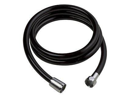 Bisk zuhanycső Base PVC fekete, 150 cm