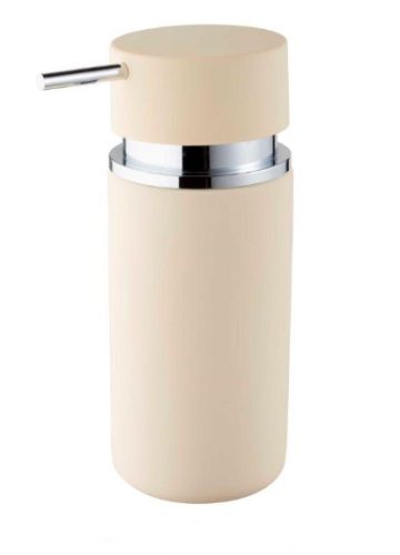 Bisk Round szappanadagoló, beige