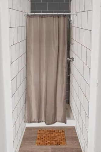 Tendance Zuhanyfüggöny 180x120 cm, taupe