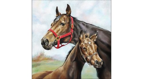 Ambiente Horse love papírszalvéta 33x33 cm