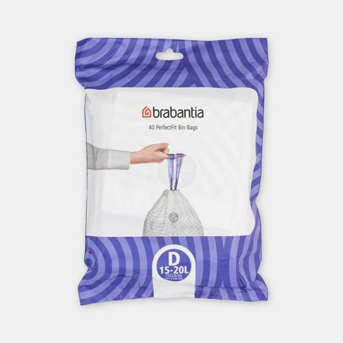 Brabantia PerfectFit szemeteszsák 15-20 l 40 db Kód:D