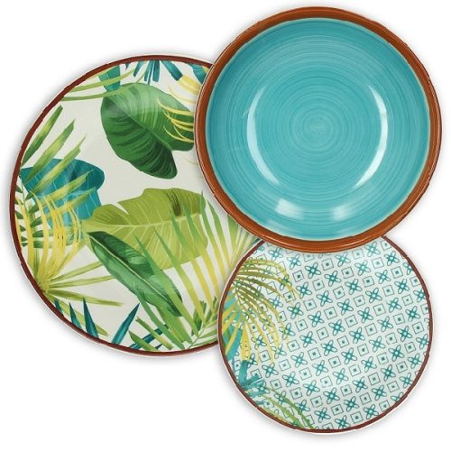 Tognana Jungle porcelán étkészlet 18 db-os