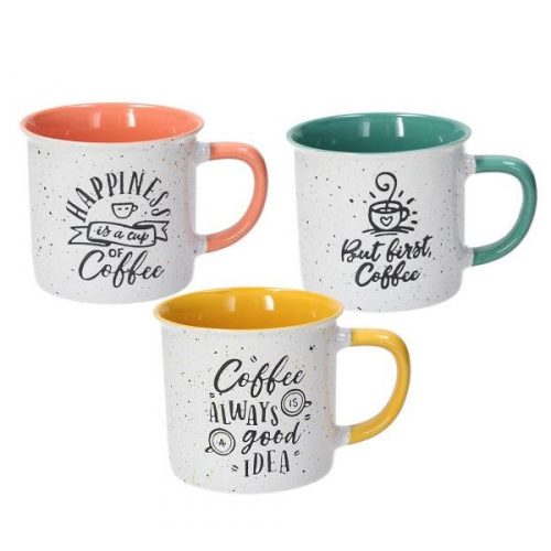 Tognana Happy Coffee kerámia bögre 3,5 dl