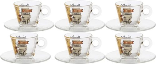 Cerve Nadia espresso csésze+alj 8 cl, 6 db/készlet