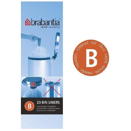 Brabantia PerfectFit szemeteszsák 5 l, 20 db Kód: B