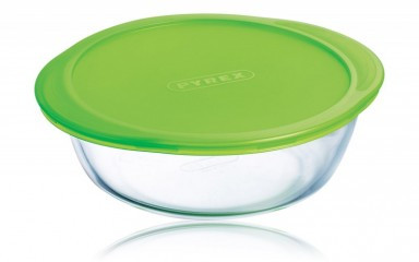 Pyrex Cook & Store Üvegtál + műanyag tető 1 liter