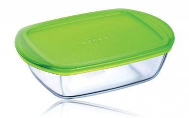Pyrex Cook & Store Üvegtál + műanyag tető 1,1 l
