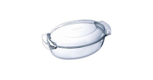 Pyrex Classic ovál üveg sütőtál tetővel 5,8 l