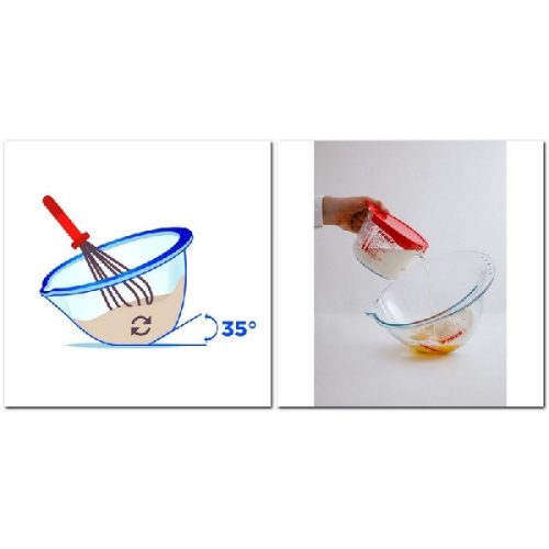 Pyrex Prep & Store keverőtál mércés, dönthető 4,2 l