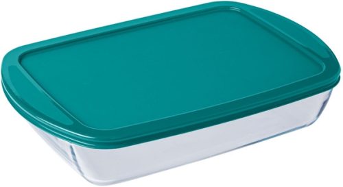 Pyrex Cook & Store üveg tál, tepsi tetővel 4,5 l
