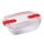 Pyrex Cook & Heat üvegtál+műanyag tető 17x10 cm