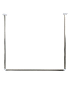Tendance Zuhanyfüggöny tartó 80x80x80 cm króm