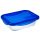 Pyrex Cook & Go üvegtál + műanyag tető 30 X 23 cm
