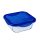 Pyrex Cook & Go Üvegtál + műanyag tető 21X21 cm