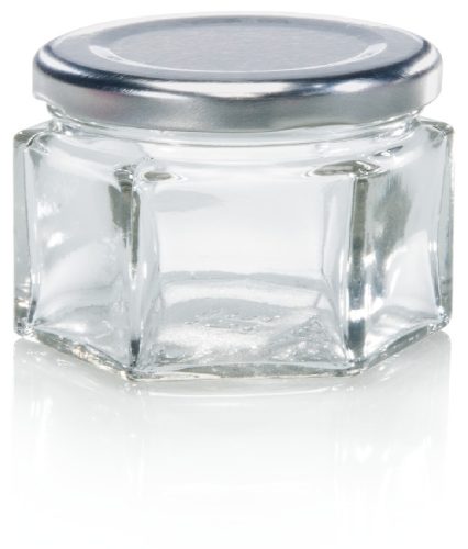Leifheit Hatszögletű üveg tetővel, 47 ml