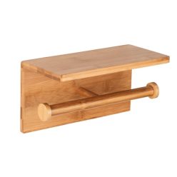 Wenko Duo Bambusa WC-papír tartó polccal