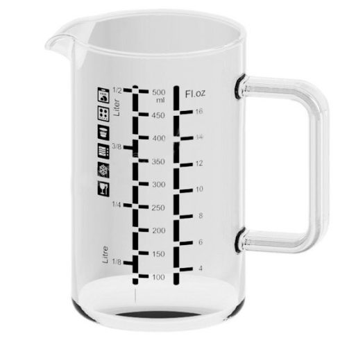 Simax Mérőpohár üveg 0,5 l