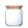 Luminarc Pure Jar Wood tároló 0,75 l fa tetővel