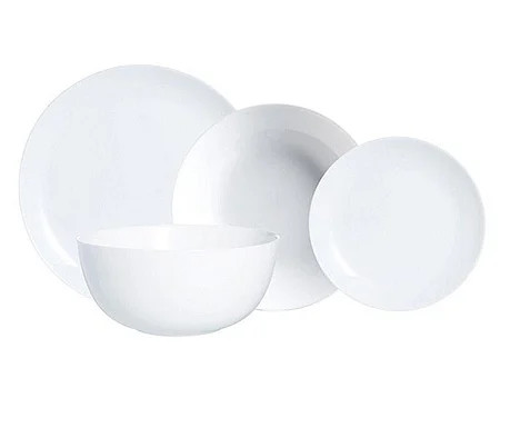 Luminarc Diwali étkészlet 19 db-os fehér