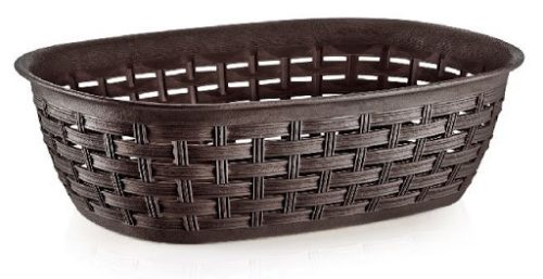 Dünya Rattan hatású kenyértartó kosár