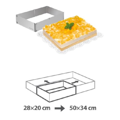 Tescoma Tortakeret szögletes állítható méretű