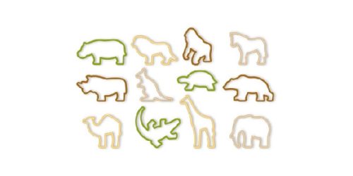 Tescoma Delícia kids Zoo linzerkiszúró 12 db állat forma