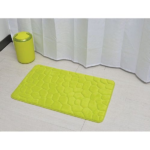 Tendance Memóriahabos fürdőszobaszőnyeg 50x80 cm ánizszöld - M