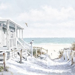 Ambiente Beach cabin papírszalvéta 25x25 cm