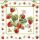 Ambiente Fresh Strawberries papírszalvéta 25x25 cm