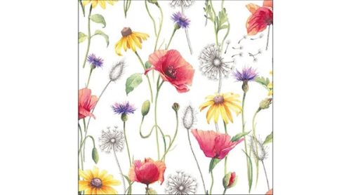 Ambiente Poppy Meadow papírszalvéta 25x25 cm
