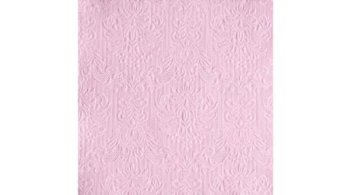 Ambiente Elegance pink dombornyomott papírszalvéta 33x33 cm
