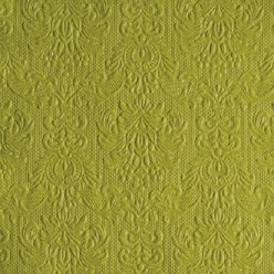   Ambiente Elegance green dombornyomott papírszalvéta 33x33 cm