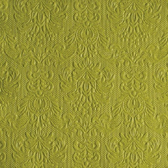 Ambiente Elegance green dombornyomott papírszalvéta 33x33 cm
