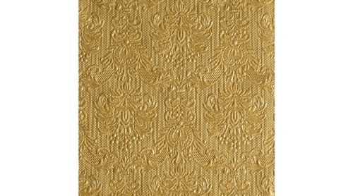 Ambiente Elegance Gold dombornyomott papírszalvéta 33x33 cm