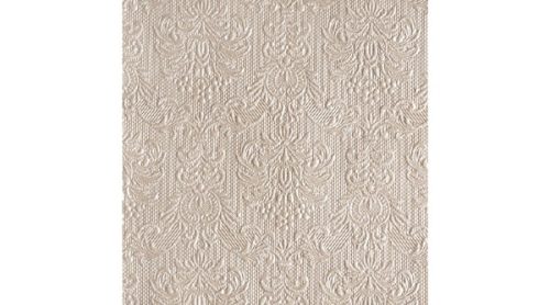 Ambiente Elegance Pearl Taupe dombornyomott papírszalvéta 33x33 cm