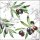 Ambiente Olives papírszalvéta 33x33 cm