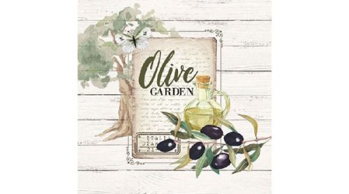 Ambiente Olive Garden papírszalvéta 33x33 cm