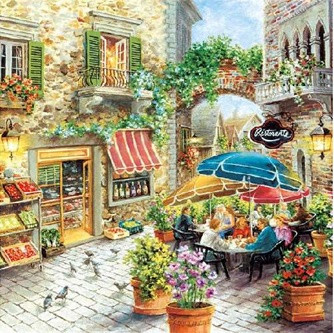 Ambiente Ristorante papírszalvéta 33x33 cm