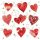 Ambiente Ten Hearts papírszalvéta 33x33 cm 20 db/csomag