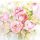 Ambiente Watercolour Roses papírszalvéta 33x33 cm 20 db/csomag