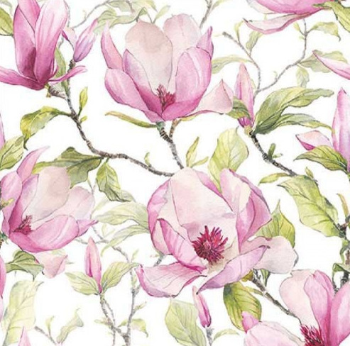 Ambiente Blooming Magnolia papírszalvéta 33x33 cm 20 db/csomag