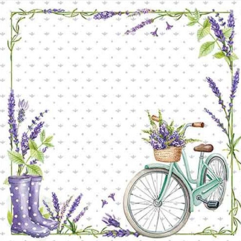 Ambiente Lavender Love papírszalvéta 33x33 cm 20 db/csomag