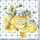 Ambiente Bee Wonderful papírszalvéta 33x33 cm 20 db/csomag