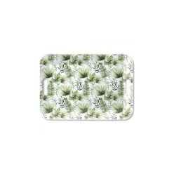 Ambiente Jungle Leaves White tálca 33x47 cm