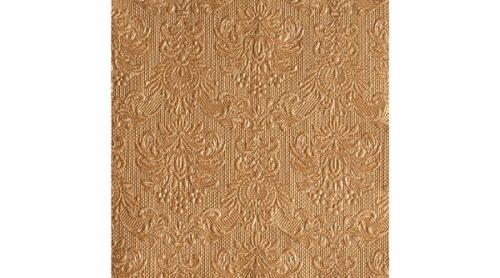 Ambiente Elegance Bronze dombornyomott papírszalvéta 40x40 cm