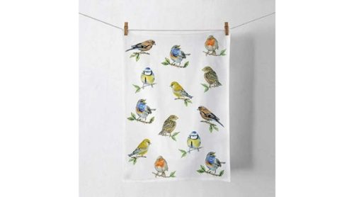 Ambiente Bird Species White konyharuha 50x70 cm