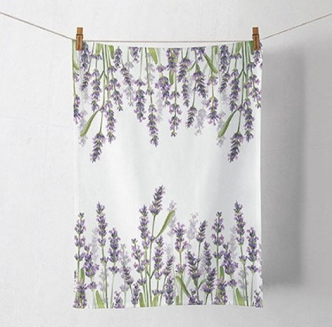 Ambiente Lavender Shades White konyharuha