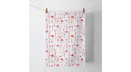 Ambiente Hearts Garlands konyharuha 50x70 cm