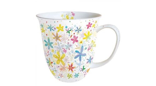 Ambiente Fancy Flowers bögre 4 dl
