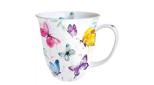 Ambiente Butterfly Collection bögre 4 dl